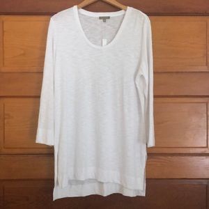 Lilla P U Neck Tunic in White